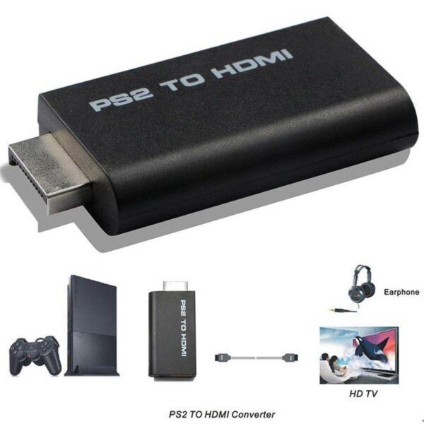 PS2 till HDMI med USB sladd för Sony PS2