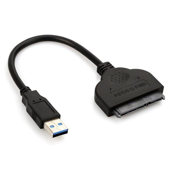 Extern Hårddisk Adapter, USB 3.0 till Sata, svart