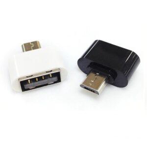 Inbyggd OTG Adapter, USB till micro USB, USB Type A, vit