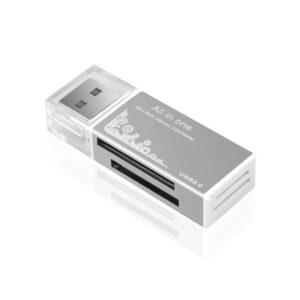 4 i 1 Kompakt USB Minneskortläsare sd/sdhc/sdxc