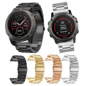 armband stål Garmin Fenix 7x/5x/6x