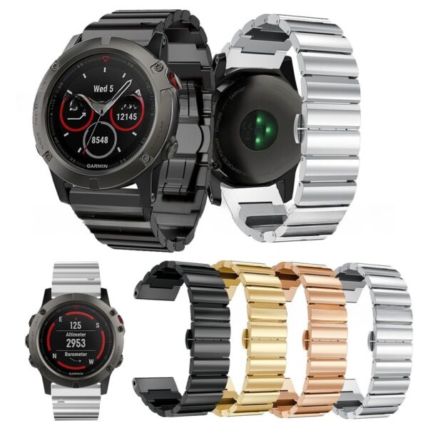 armband stål Garmin Fenix 5x