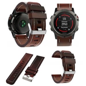 armband läder Garmin Fenix 7x/6x/5x