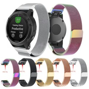 armband stål Garmin Fenix 7/6/5/945 22mm