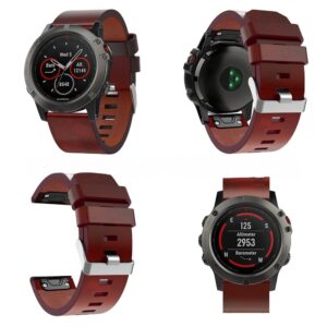 armband läder Garmin Fenix 7x/5X fenix 6x 26mm