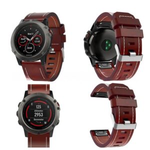 armband läder Garmin Fenix 7x/5X fenix 6x