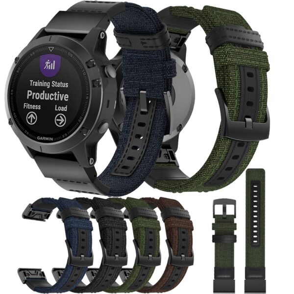 armband tyg Garmin Fenix 7 Fenix 6/5 22mm