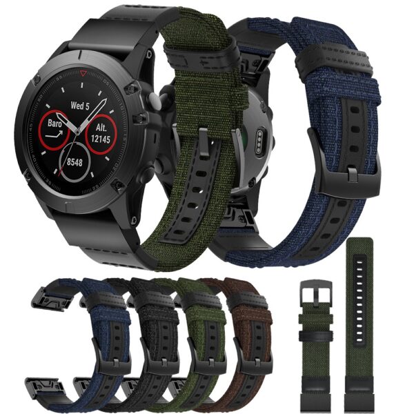 armband tyg Garmin Fenix 7x Fenix 6x/5x 26mm