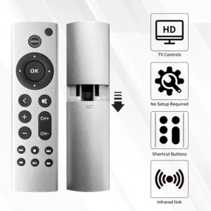 Fjärrkontroll passar för Apple TV 4K/ Gen 1 2 3 4/ HD A2843 A2737 A2169 A1842 A1625 A1427 A1469 A1378 A1218