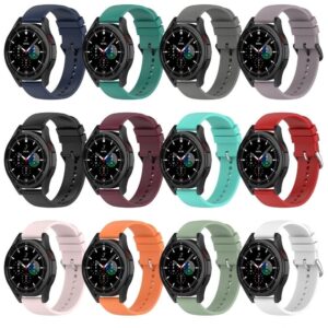 armband silikon för Samsung Galaxy watch7/FE/6/5 Huawei watch4 20/22mm