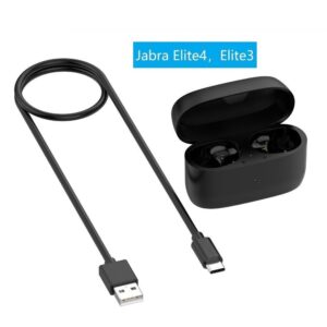 charging case ersättningsladdare laddningsfodral för Jabra Elite 5 / Elite 3 / Jabra Elite 4 Active