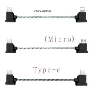 Lighting / USB Type-C / Micro-USB kabel för DJI SPARK MAVIC PRO Air mini