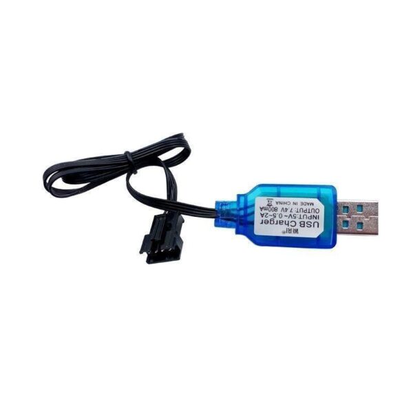 USB laddare kabel batteriladdare 7.4V SM-4P