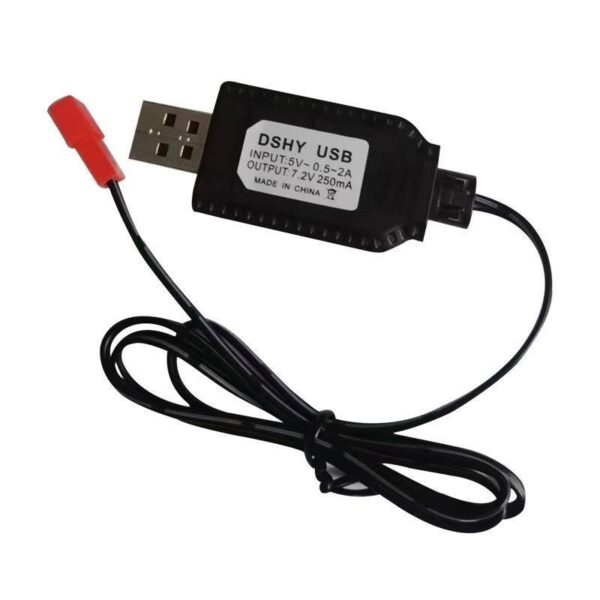 USB laddare kabel batteriladdare 7.2V JST