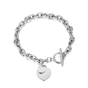 Peach Heart Mud Diamond Fashion Armband – Bedårande Love Charm Halsband för kvinnor, romantisk presentidé med unik mystisk skönhet