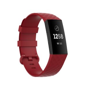 Fitbit Charge 3 armband, Small, Röd