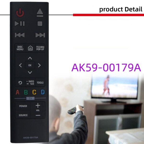 fjärrkontroll ersättning remote för Samsung DVD AK59-00180A 00179A UBD-M8500 M7500