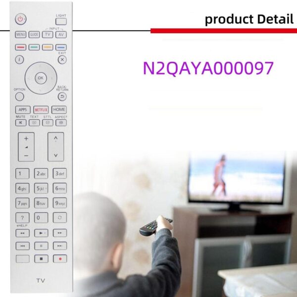 fjärrkontroll ersättning remote för Panasonic N2QAYA000097 N2QAYA000153