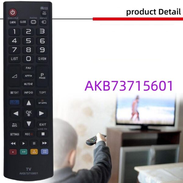 fjärrkontroll ersättning remote för LG AKB73715682 AKB73715637 AKB73715601