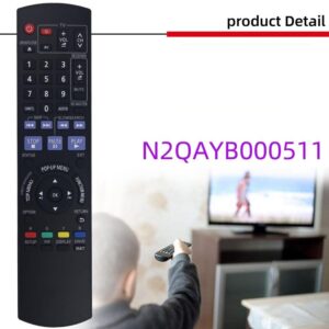 fjärrkontroll ersättning remote för Panasonic N2QAYB000378 N2QAYB000508 510 511