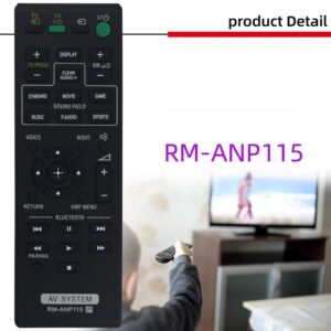 fjärrkontroll ersättning remote för Sony RM-ANP114 ANP115 HTCT370 HTCT770 380