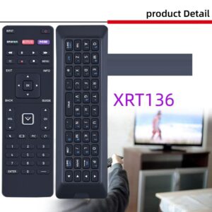 fjärrkontroll ersättning remote för VIZIO XRT500 XRT136