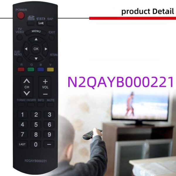 fjärrkontroll ersättning remote för Panasonic N2QAYB000103 N2QAYB000221