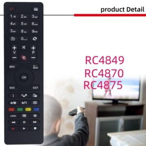 fjärrkontroll ersättning remote för JVC LED RC4849 RC4870 RC4875 RC4860