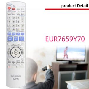 fjärrkontroll ersättning remote för Panasonic DVD EUR7659Y70