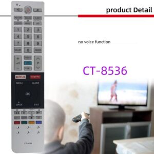 fjärrkontroll ersättning remote för Toshiba CT-8533 8543 8528 8521 8541 8516 8536