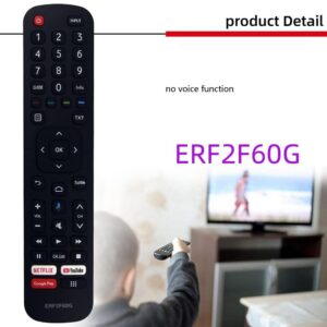 fjärrkontroll ersättning remote för Hisense VU ERF2H60V ERF2A60 ERF2F60G