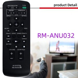 fjärrkontroll ersättning remote för Sony RM-ANU032 RHT-G950 RHT-G900 RHT-G11G1