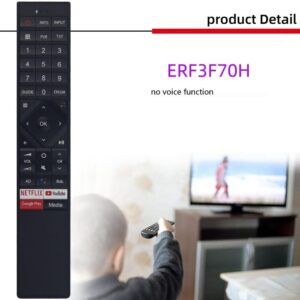 fjärrkontroll ersättning remote för Hisense VU EN3A70 ERF3C70V ERF3F70H ERF60D62V