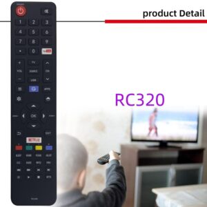 fjärrkontroll ersättning remote för Speler JVC TCL RC320 06-532W54-TY01X CT 6841