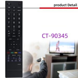 fjärrkontroll ersättning remote för Toshiba TV REGZA CT-90386 CT-90345