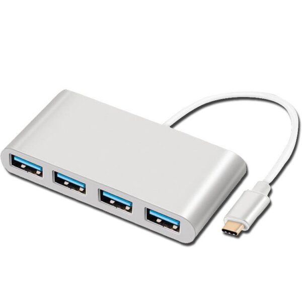 USB 3.1 hubb, USB Typ C hane till 4 USB Typ A hona, 4-portar