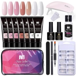 gel naglar pensel naglar nagel gelé polygel kit