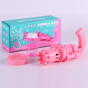 såpbubbelpistol såpbubbelmaskin bubble gun 1 st rosa