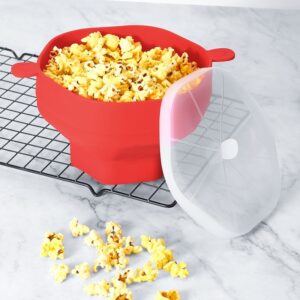 popcornskål silikon microskål för popcorn hopfällbar